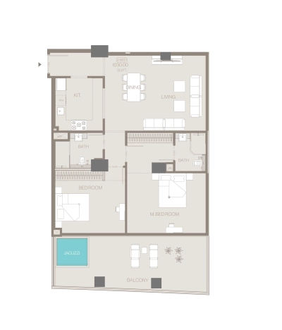 Binghatti - Trillionaire Residences - Apartment