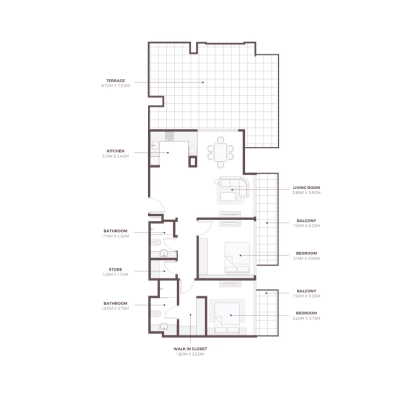 Azizi - Beach Oasis 2 - Apartment
