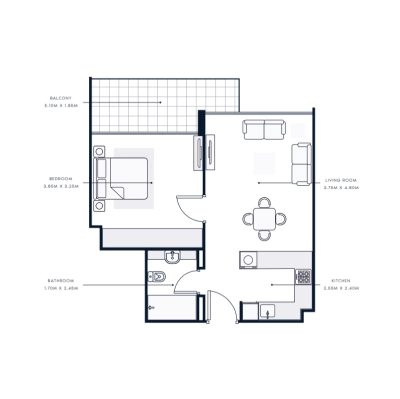 Azizi - Riviera Beach Front - Apartment
