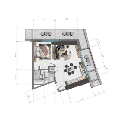 Tiger Properties - Nobles Tower - Apartment