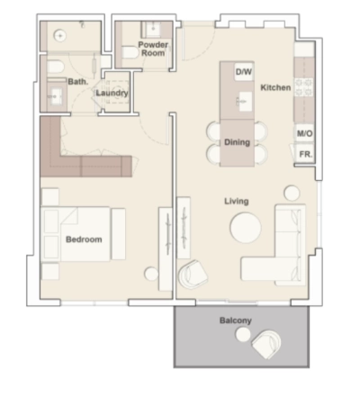 Ellington - Berkeley Place - Apartment