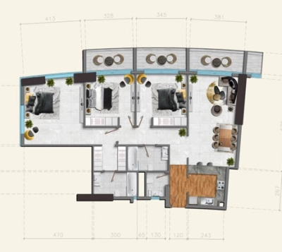 Tiger Properties - V Tower - Apartment