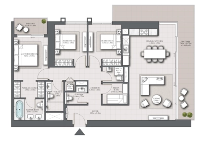 Emaar - Marina Shores - Apartment