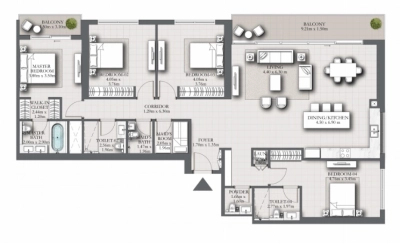 Emaar - Marina Shores - Apartment