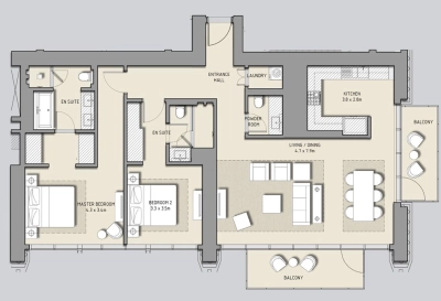 Emaar - Boulevard Heights - Apartment