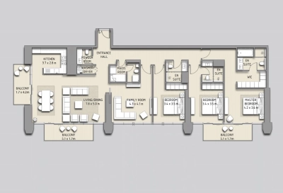 Emaar - Boulevard Heights - Apartment