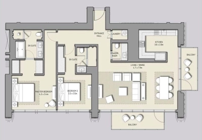 Emaar - Boulevard Heights - Apartment