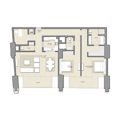 Emaar - Boulevard Heights - Apartment