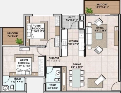 Damac - Celestia - Apartment