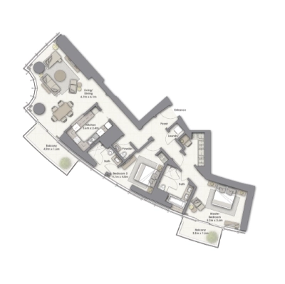 Emaar - Opera Grand - Apartment