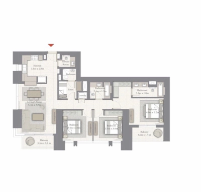 Emaar - Creekside 18 - Apartment