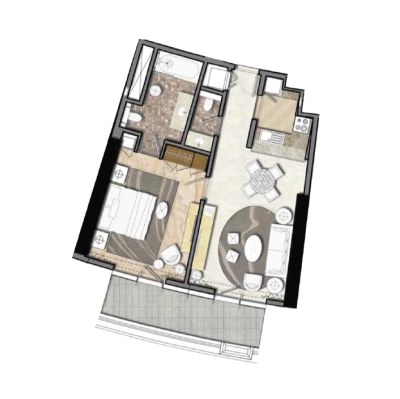 Damac - Towers by Paramount Hotels & Resorts Dubai - Apartment