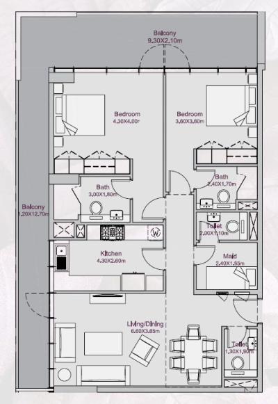 Deyaar Developer - Amalia Residences - Apartment