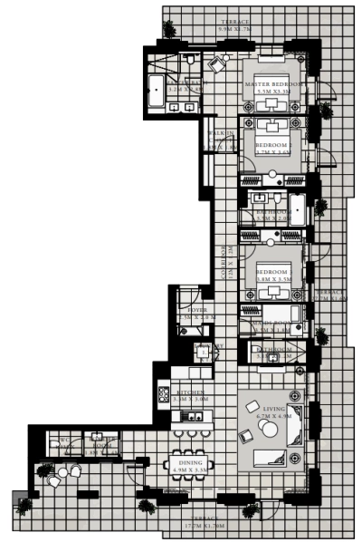 Emaar - Vida Residence Creek Beach - Apartment