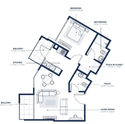Azizi - Fawad - Apartment