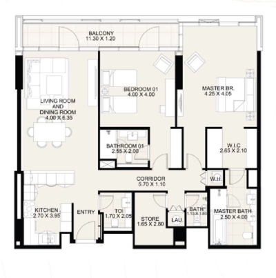Nakheel - Canal Front Residences - Apartment