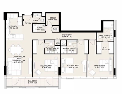 Nakheel - Canal Front Residences - Apartment