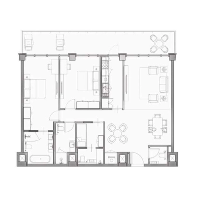 Siadah - Yas Beach Residence - Apartment