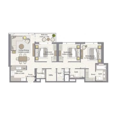 Emaar - Creek Rise - Apartments