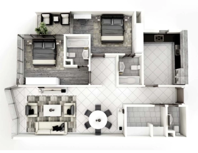 DIP - Al Multaqa Avenue - Apartment