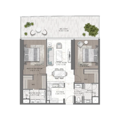 Damac - Damac Bay 2 by Cavalli - Apartment
