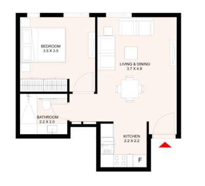 Arada - Aljada East Village The Riff - Apartment