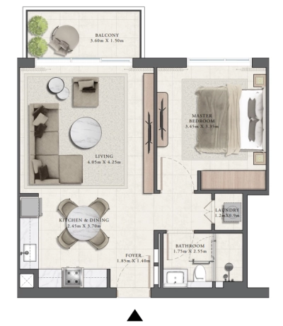 Emaar - Golf Grand - Apartment