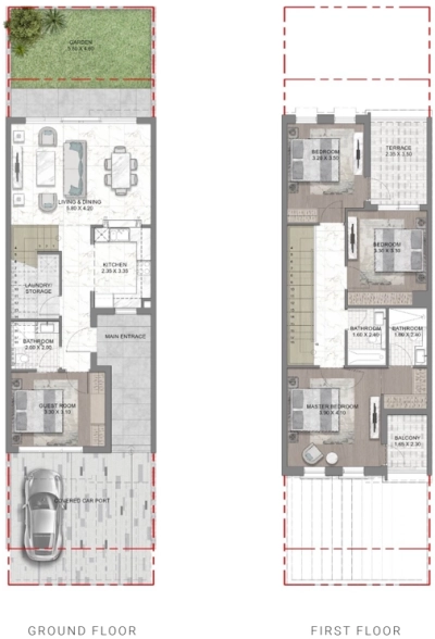 Damac - Damac Lagoons Mykonos - Townhouse