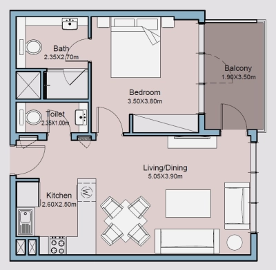 Deyaar Developer - Millennium Talia Residences - Apartment