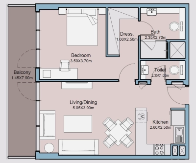 Deyaar Developer - Millennium Talia Residences - Apartment