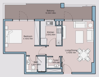 Deyaar Developer - Millennium Talia Residences - Apartment