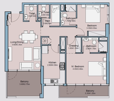 Deyaar Developer - Millennium Talia Residences - Apartment