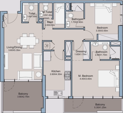 Deyaar Developer - Millennium Talia Residences - Apartment
