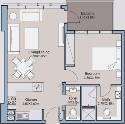 Deyaar Developer - Millennium Talia Residences - Apartment