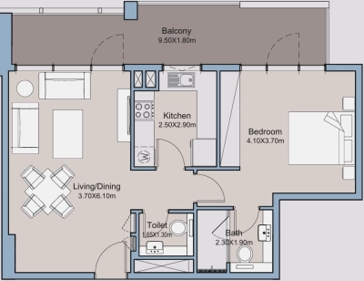 Deyaar Developer - Millennium Talia Residences - Apartment