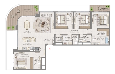 Emaar - Bayview by Address Resorts - Apartment