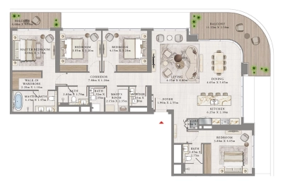 Emaar - Bayview by Address Resorts - Apartment