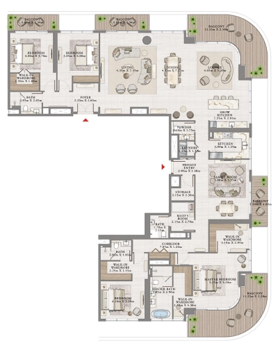 Emaar - Bayview by Address Resorts - Apartment
