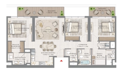 Emaar - Bayview by Address Resorts - Apartment