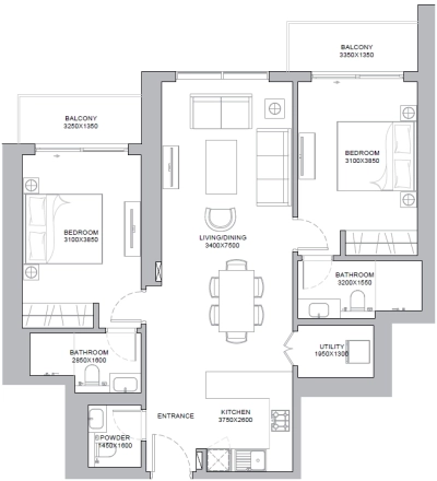 Sobha - 320 Riverside Crescent - Apartment