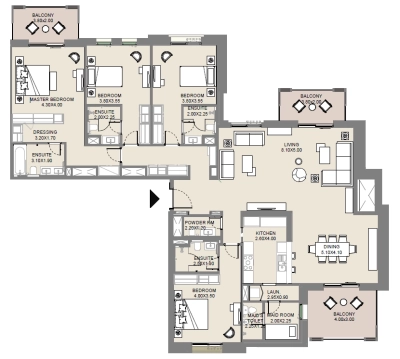 Meraas - Lamaa - Apartment