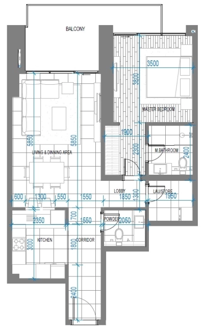 Omniyat - Anwa Aria - Apartment