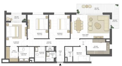 Eagle Hills - Jawaher Residences - Apartment