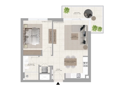 Emaar - Greenside Residence - Apartment