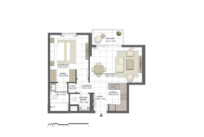 Eagle Hills - Crystal Residences - Apartment