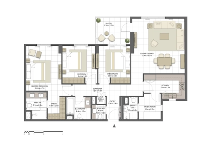 Eagle Hills - Crystal Residences - Apartment