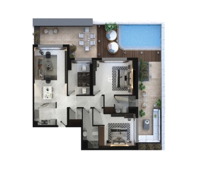 Acube Developers - Adhara Star - Apartment