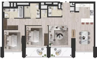 DIFC Properties - DIFC Living - Apartment