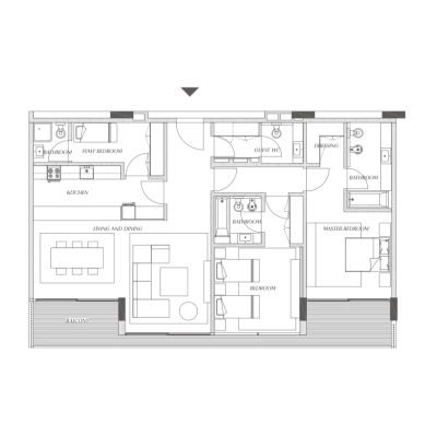 Al Zorah Development - Gateway Porto Al Zorah - Apartment
