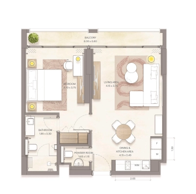 Bloom Holding - Arjaan by Rotana - Apartment